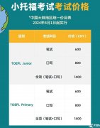 小托福考试三大调整，自4月1日起实施，犀牛小托福考前培训班安排