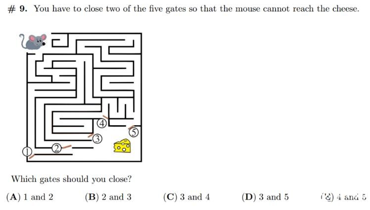 袋鼠数学竞赛五种常考题型介绍：画图题