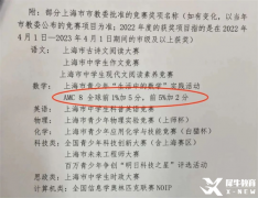 AMC8对于上海三公重要吗？ 