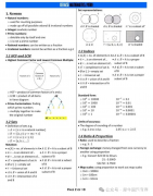 IGCSE数学0580必背公式！速来领取！